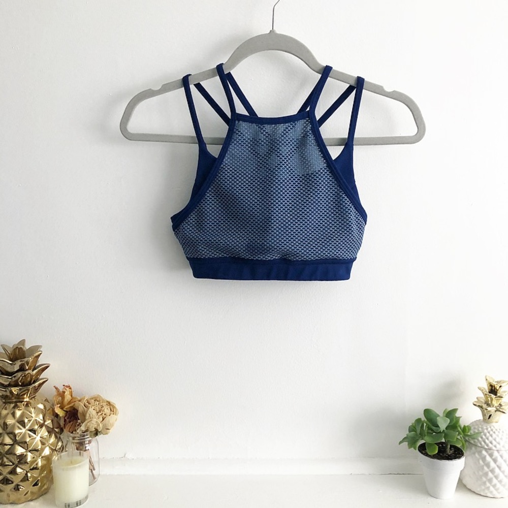 Zella ‘Gia’ Mesh Front Sports Bra